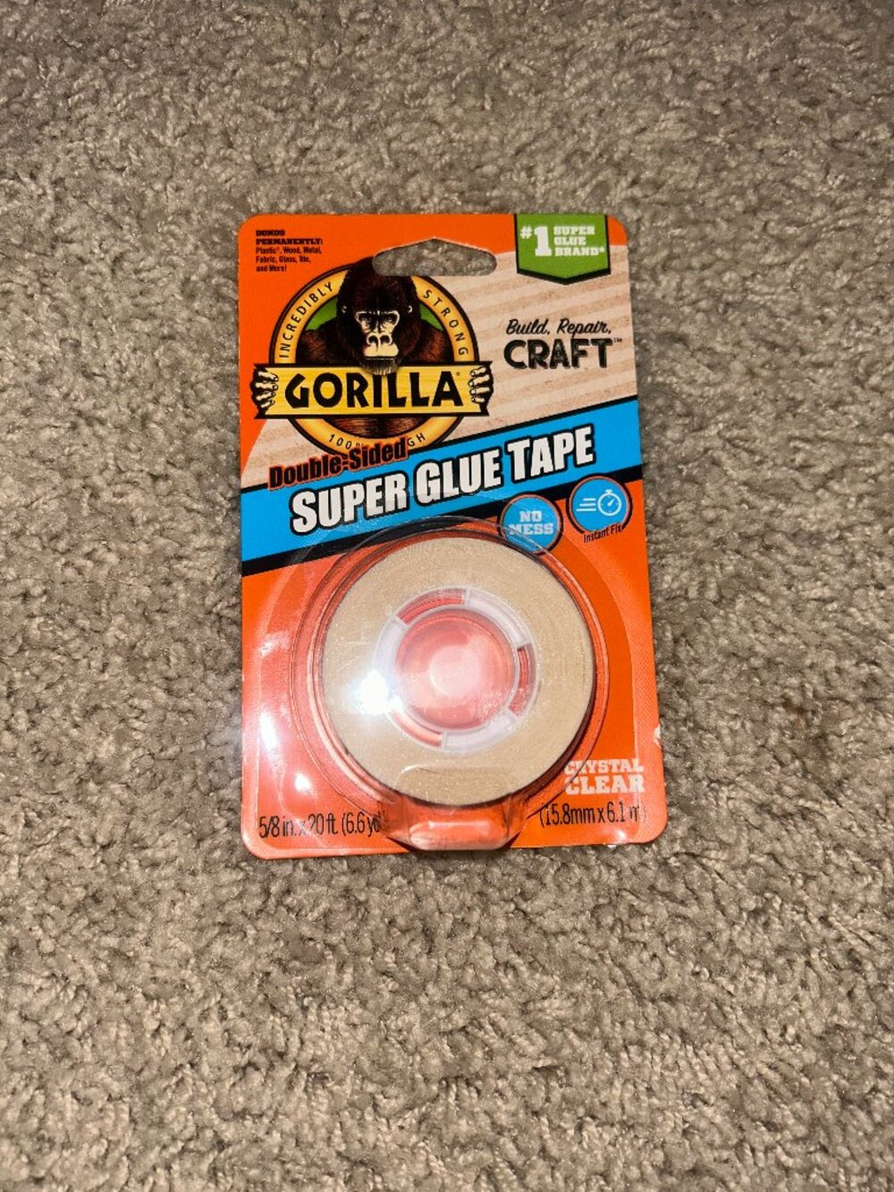 Double-sided super glue tape